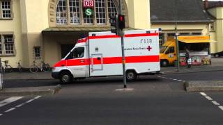 German ambulance  Deutsche Rettungsdienst [upl. by Ativak651]