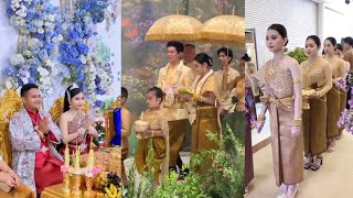 Cambodian Traditional Wedding Cambodian Culture 🌹  Ep51 shorts wedding [upl. by Tiffi]