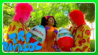 Huevitos Sorpresa  Pascua  Tripayasos  Video Para Niños [upl. by Odracer]