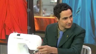 Designer Zac Posen Gives A Sewing Lesson  TODAY [upl. by Dosia]