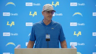 Jim Harbaugh On Joe Burrow amp Bengals  LA Chargers [upl. by Enitsrik]