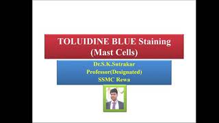 Toluidine Blue staining [upl. by Juliana404]