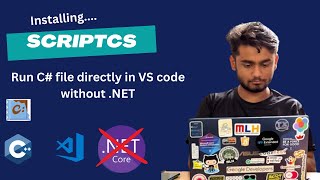 Run C file in vs code individually without NET  Install ScriptCS  Chocolatey PM [upl. by Enyala390]