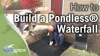 Aquascapes quotNEWquot How To Build a Pondless® Waterfall [upl. by Henderson]