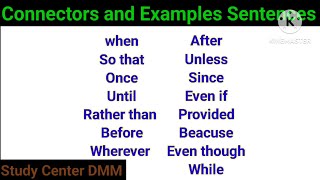 Connectors English Grammar  Connectors in English  English speaking practice [upl. by Aimekahs283]