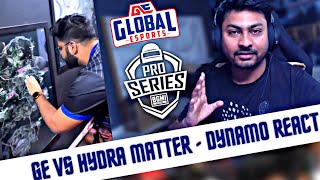 Dynamo Savage Reply  GE vs HYDRA Drop Clash Matter [upl. by Znieh]