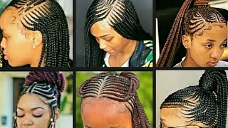 Extremely Unique and Stylish Braids hairstyles for black women  natural hairstyles ideas [upl. by Eentruok]