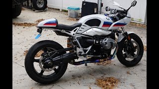 BMW R NineT Racer Tail Light Project [upl. by Susejedesoj]