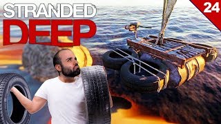 Stranded Deep 24  RUEDAS RUEDAS RUEDAS  Gameplay Español [upl. by Haraf]