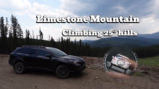 Subaru Outback Wilderness 2024 Limestone Mountain OffRoad 25° Hills [upl. by Fontana]