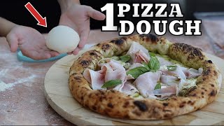 How to Make Just 1 Perfect Pizza Dough Ball [upl. by Naujud]