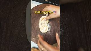 Peri peri masala lachha paratha 😊 ♥️ 🇺🇸lachhaparatharecipe shorts viralvideo recipe [upl. by Dygall]