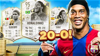 30 Million Coins SPENT On 200 FUT Champions Team 🤑 95 Ronaldinho 94 Eusebio 92 Vieira FIFA 22 [upl. by Ahset711]