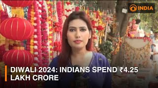 Rs 425 lakh crore spending  Why Diwali is Indias biggest economic event  Muhurat trading 2024 [upl. by Ayokal]