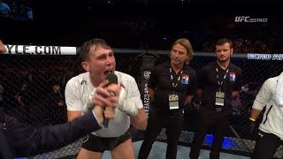 Fight Night Liverpool Darren Till Octagon Interview [upl. by Boone19]