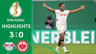 Unstoppable Openda  RB Leipzig vs Eintracht Frankfurt 30  Highlights  DFBPokal Round of 16 [upl. by Carpio]