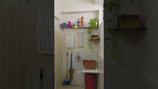 Utility area organisation homeorganization home minivlog [upl. by Pearlman483]