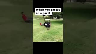 Hilarious Golf Cart Fail [upl. by Frech]