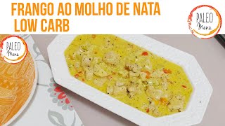 Receita low carb Frango com vegetais ao molho de nata [upl. by Bred5]