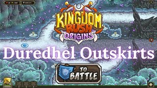 Kingdom Rush Origins  DUREDHEL OUTSKIRTS  Campaign IMPOSSIBLE [upl. by Attenra]