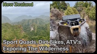 Extreme Trail Riding In Stunning NZ Wilderness Hill climbs River Crossings Mud Dunes Drag Races [upl. by Yael]