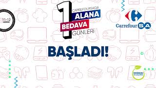 CarrefourSAda 1 Alana 1 Bedava Günleri Başladı📣 [upl. by Menides227]