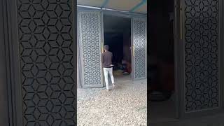 CNC Metal Folding Gate trending home newvideo [upl. by Gnot374]