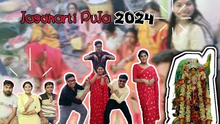 Jogoddhatri pujo 2k24 vlogvlog video♥️♥️Familysometimewithkhushi15  like share🤌🤌🤌 [upl. by Atiuqet]