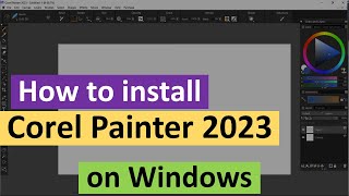 How to Install Corel Painter 2023 on Windows [upl. by Ahsineb]