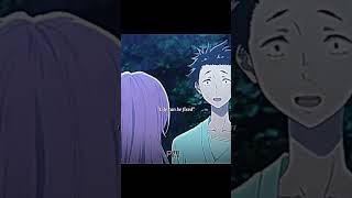 Leaving is not a correct option viral shorts silentvoice nishimiya ishida [upl. by Acinot562]