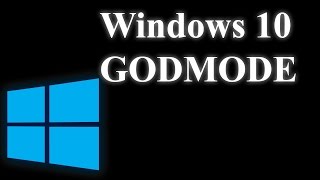 Godmode unter Windows 10 aktivieren  Alle Systemeinstellung auf einen Blick Deutsch TWEAKS 1 [upl. by Nylssej]