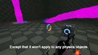 Portal 2  Unused Purple quotAdhesionquot Gel [upl. by Zachar5]