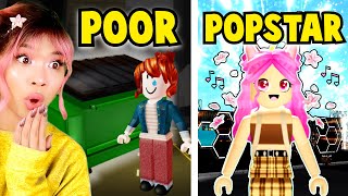 POOR to POPSTAR in BROOKHAVEN Roblox [upl. by Pavkovic]