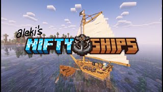 alekis Nifty Ships  Minecraft Mod Release Trailer [upl. by Terrag]