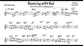 Bud Powell  Bouncing with Bud transcription take 1 [upl. by Iong]