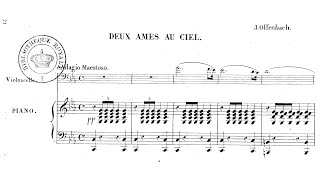 Jacques Offenbach 18191880  Deux âmes au ciel Op25 CelloPiano amp Orchestra arr [upl. by Gally]