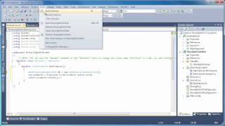 Silverlight Data Grid  Binding Data using WCF and LINQ to SQL Classes [upl. by Ulberto]