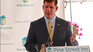 Mayor Walsh delivers speech at Pine Street Inn graduation [upl. by Seena696]