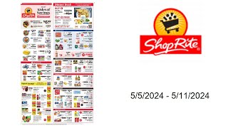 ShopRite Weekly Ad US  05052024  05112024 [upl. by Harolda]