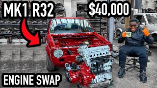 VW GOLF MK1 R32 VR6 SWAP FINALE PART 3 [upl. by Assenay]