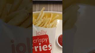 Jollibee Crispy Fries 🍟food foodie jollibee frenchfries fries fastfood foodblogger [upl. by Ayhdnas698]