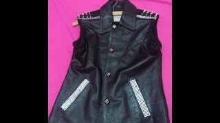 DIY Modernize Old Leather Jacket [upl. by Gnen]