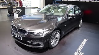 2017 BMW 520d Sedan Luxury Line  Exterior and Interior  Auto Show Brussels 2017 [upl. by Endaira]