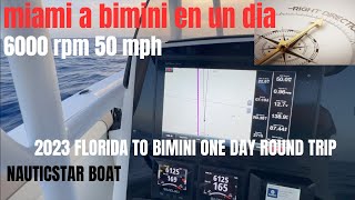 CROSSING FLORIDA TO BIMINI BAHAMAS ONE DAY TRIP [upl. by Alys672]