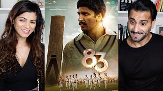 83  Trailer REACTION  Ranveer Singh  Kabir Khan  Deepika Padukone  Pankaj Tripati  Ammy Virk [upl. by Uriiah]