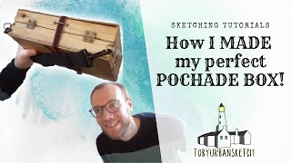 How I Made a Pochade Box  DIY pochade box for plein air painting [upl. by Asyle]