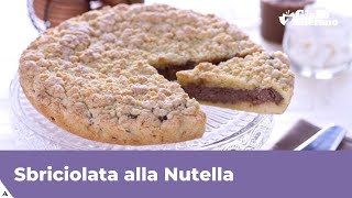 SBRICIOLATA ALLA NUTELLA Ricetta semplice [upl. by Matlick805]