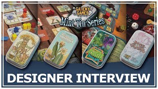 Galens Games Mint Tin Series  Designer Interview [upl. by Anoif]