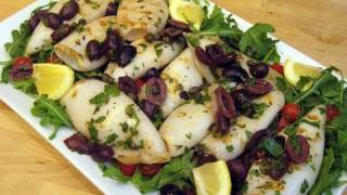 How to Make Grilled Calamari  Italian Style by Laura Vitale Episode 50 Laura in the Kitchen [upl. by Pail]