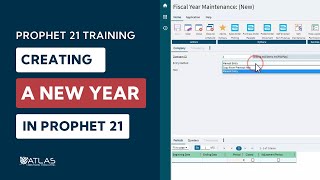 Prophet 21 Training and How To  Creating a New Year [upl. by Berlin]